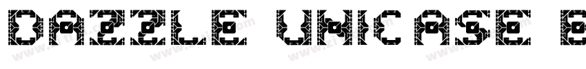 Dazzle Unicase Bold字体转换